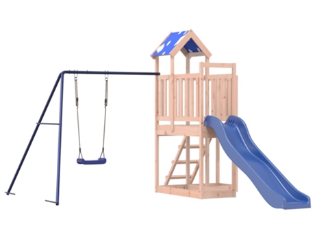 Parque Infantil De Exterior VIDAXL Marrón Madera