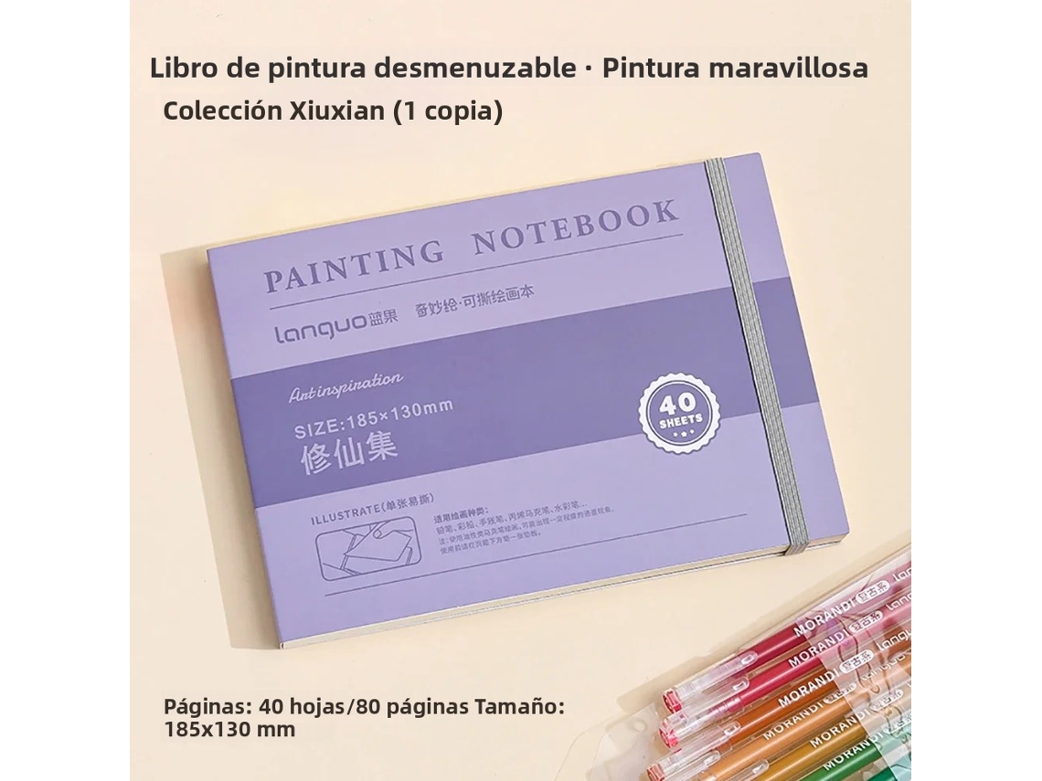 Cuaderno De Bocetos (18,5 X 13 Cm), Papel De 250 G/m², 40 Páginas, Tamaño Mini.