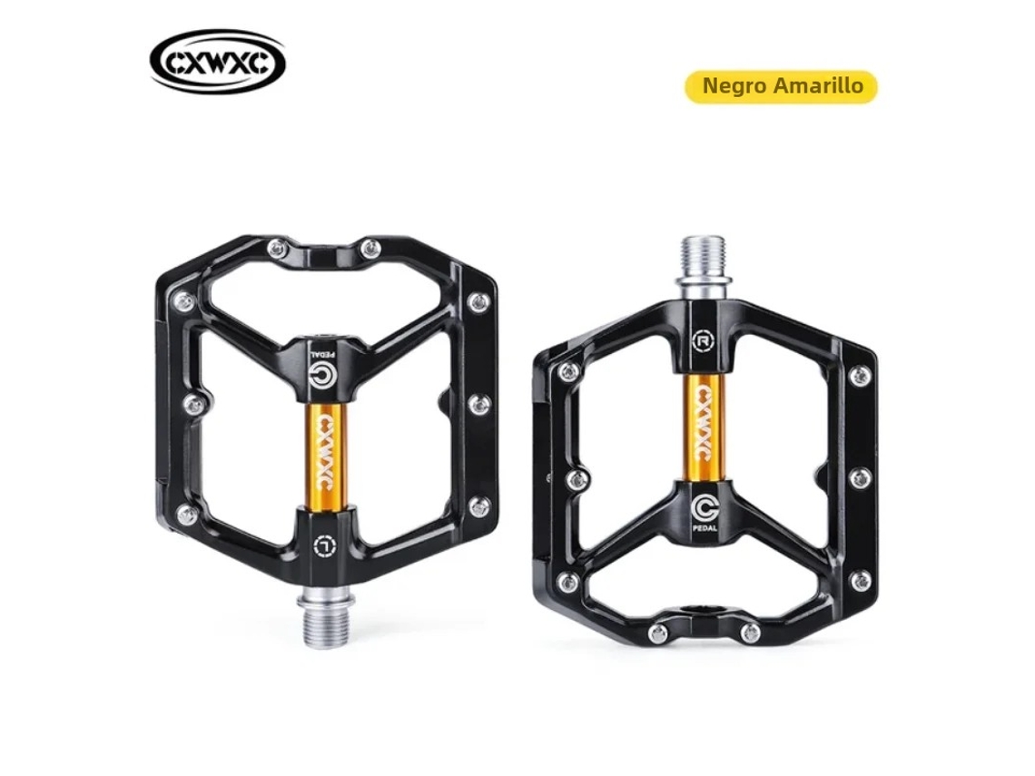 Pedales ultraligeros CXWXC CXV15/CX930 para bicicleta de montaña, con 3 rodamientos sellados y plataforma ancha, Vayotoy