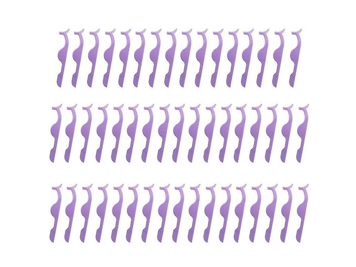 50 Pinzas Para Pestañas Postizas, Herramienta De Maquillaje Para Aplicar Pestañas