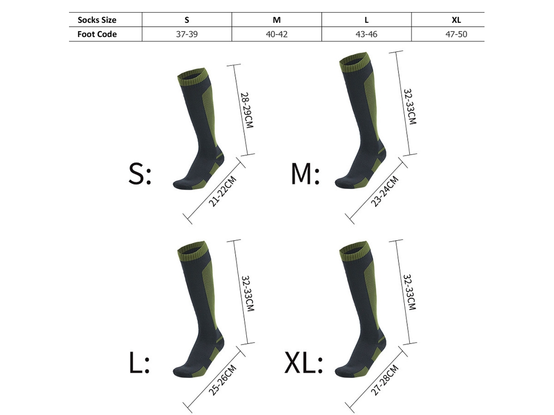 Calcetines Impermeables Para Actividades Al Aire Libre: Calcetines Largos Para Senderismo, Ciclismo Y Acampada. Mantienen Las Manos Calientes Y Secas.
