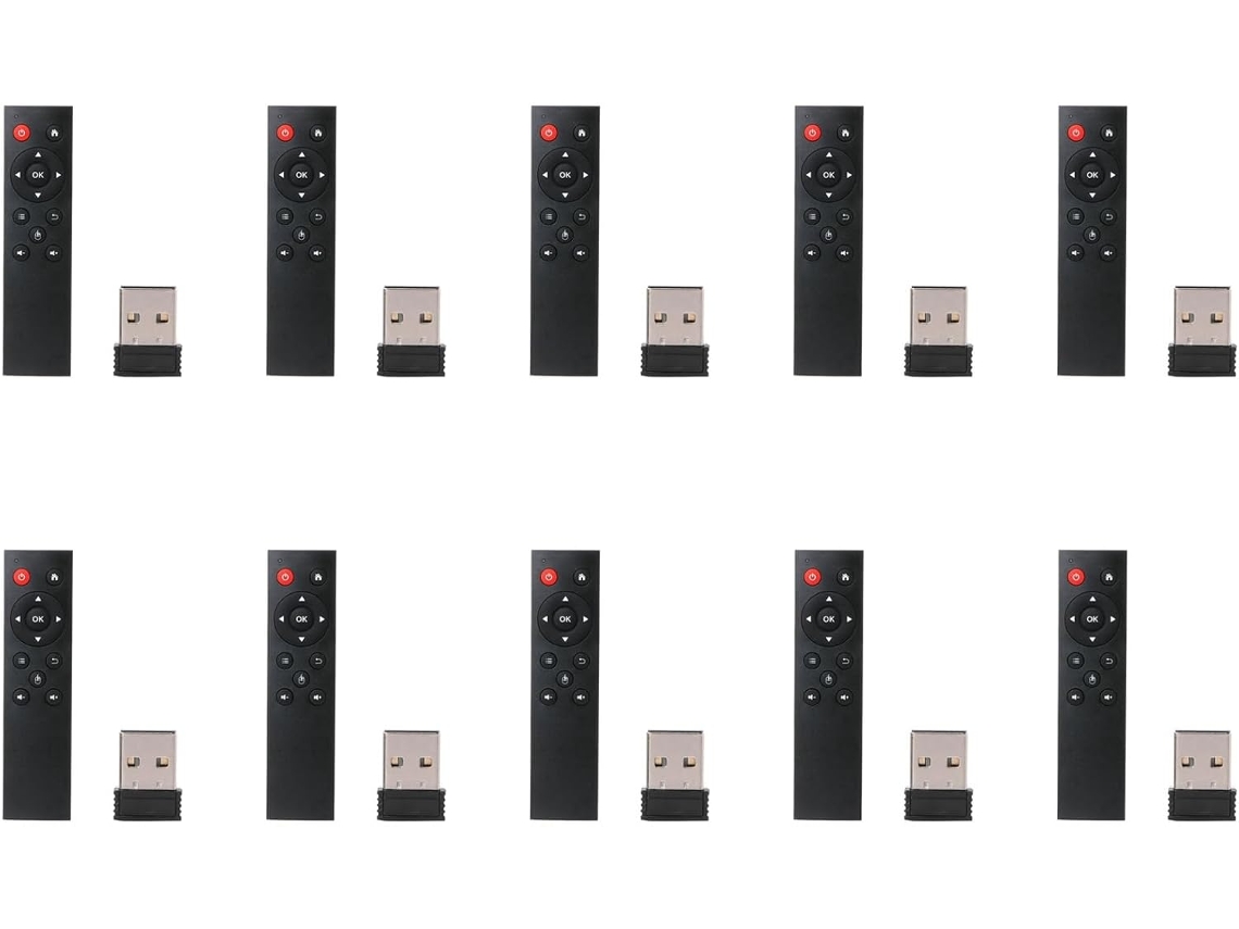 10 Unidades De Teclado Y Ratón Inalámbricos Universales De 2,4 Ghz Sin Mando A Distancia Para Android Pc Box Tv