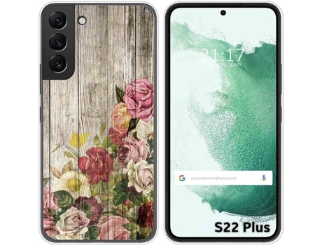 Carcasa Samsung Galaxy S22 Plus 5G TUMUNDOSMARTPHONE Dibujos Madera 08 Multicolor