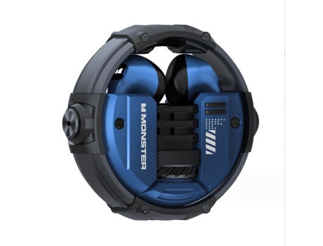 MONSTER Xkt10 Azul Earbuds Tws Auriculares Bluetooth para Iphone y Android