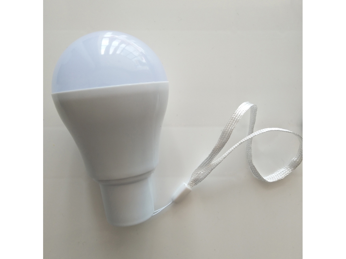 Farola solar LED de emergencia, modelo 2026, luz blanca con gancho, ahorro de energía solar.