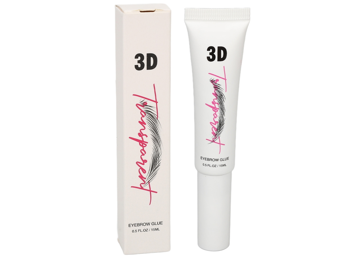 Cola Para Sobrancelha À Prova D'água 15ml Para Secagem Instantânea E Fixação De Estilo