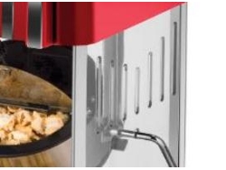 Unold Retro Popcorn Maker 300 W Rojo Plata