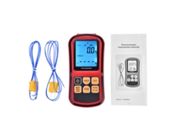 Termómetro Digital Gm1312 Con Doble Pantalla Lcd, Medidor De Temperatura De 2 Canales Y Múltiples Termopares.