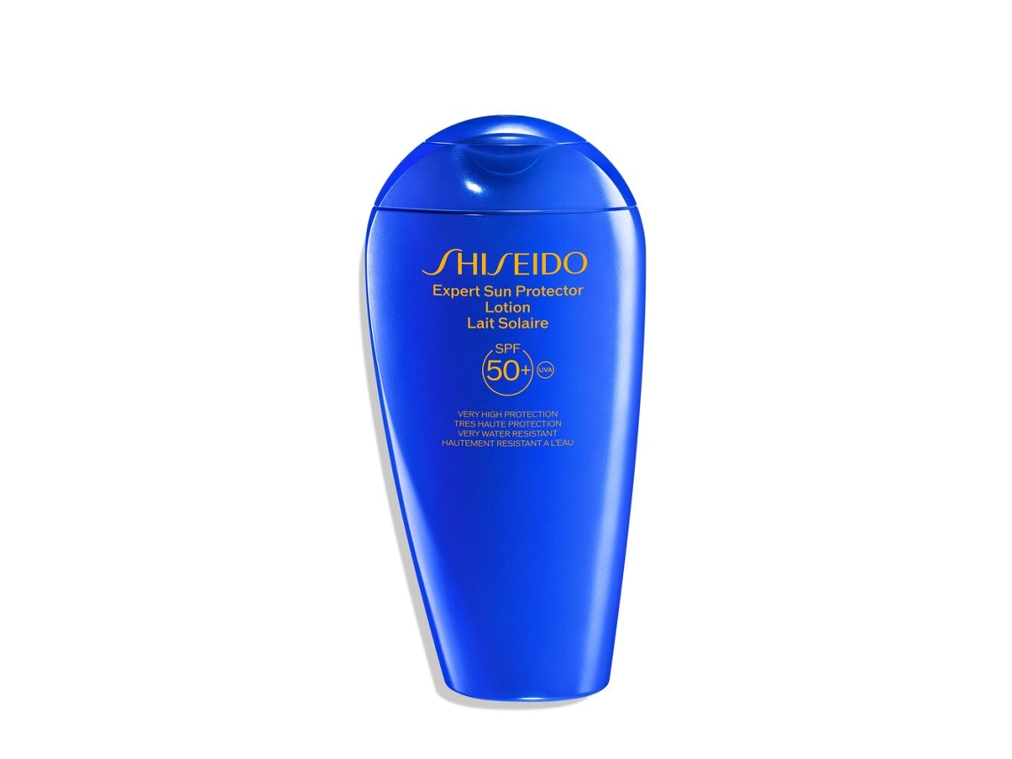 Loción protectora solar Expert Sun para rostro y cuerpo FPS 50 300 ml Shiseido