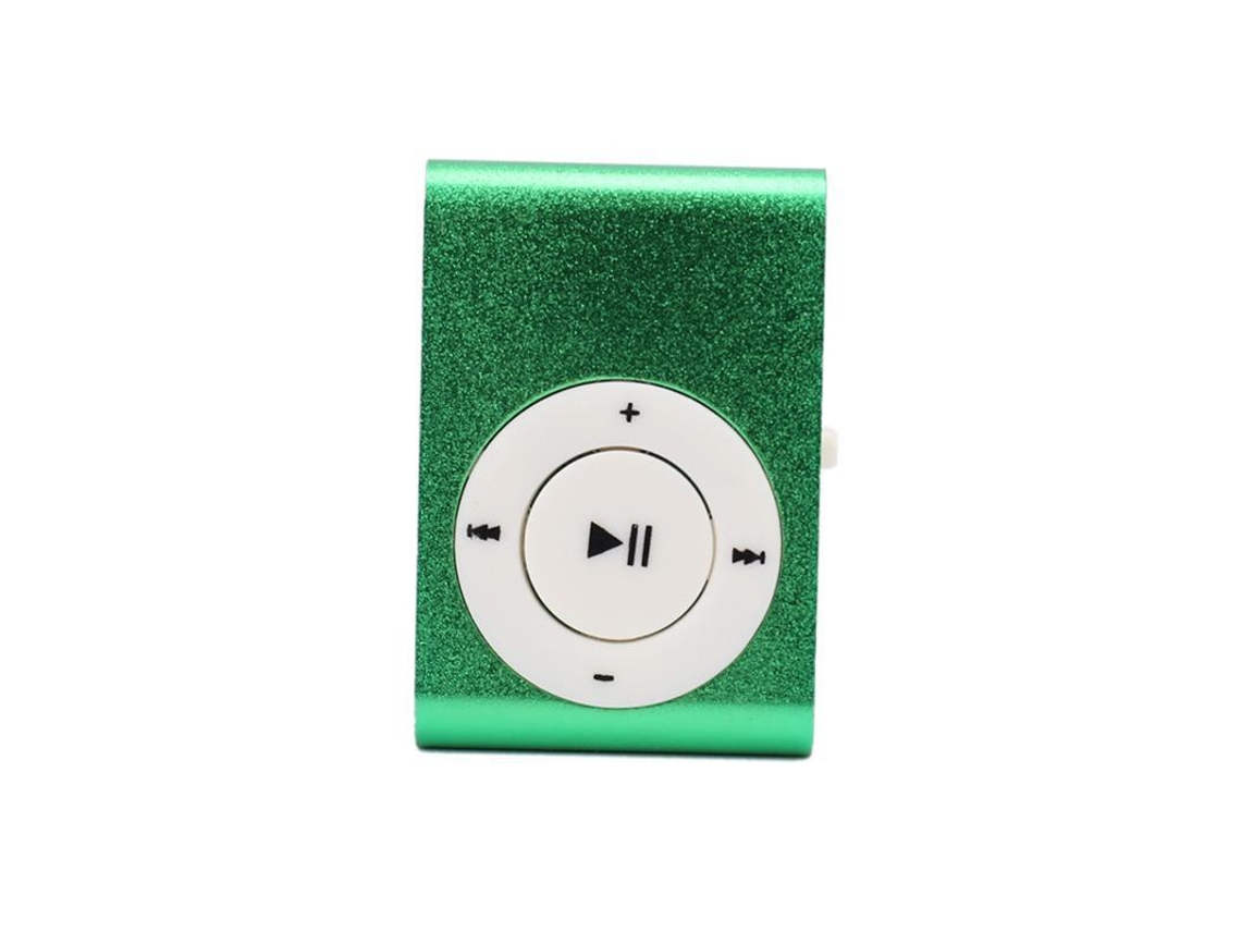 Reproductor Mp3 Mini Usb 2.0 De 3,5 Mm Con Clip, Compatible Tarjeta Memoria, Diseño Sencillo, Sin