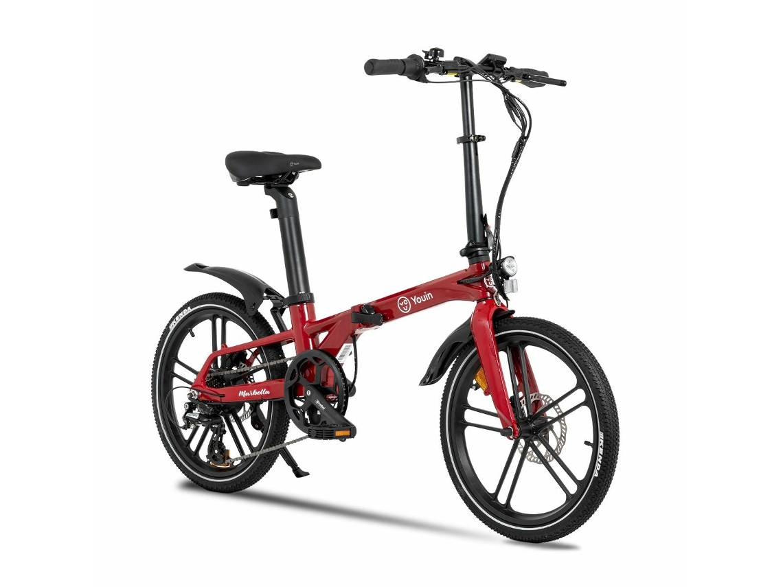 Bicicleta eléctrica Youin BK1350R Marbella Red, 250W, 20'', VETONEK