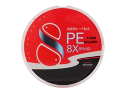 Hilo De Pesca Con Mosca Pe 8 Hebras 0,38 Mm 100 M 25 Kg Flotante Para Carpa