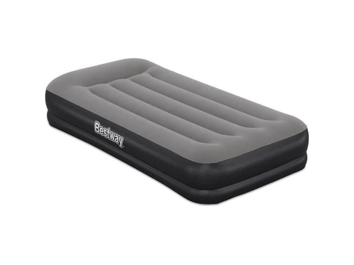 Colchón inflable Bestway 671bt Tritech Twin para una persona, con bomba USB integrada, 1,91 m x 97 cm x 36 cm