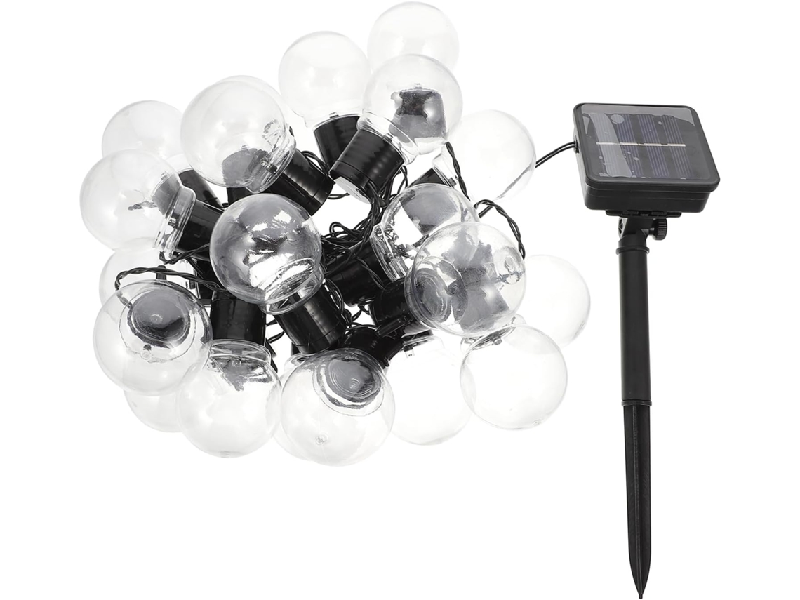 Luz LED solar brillante para jardín y uso exterior.