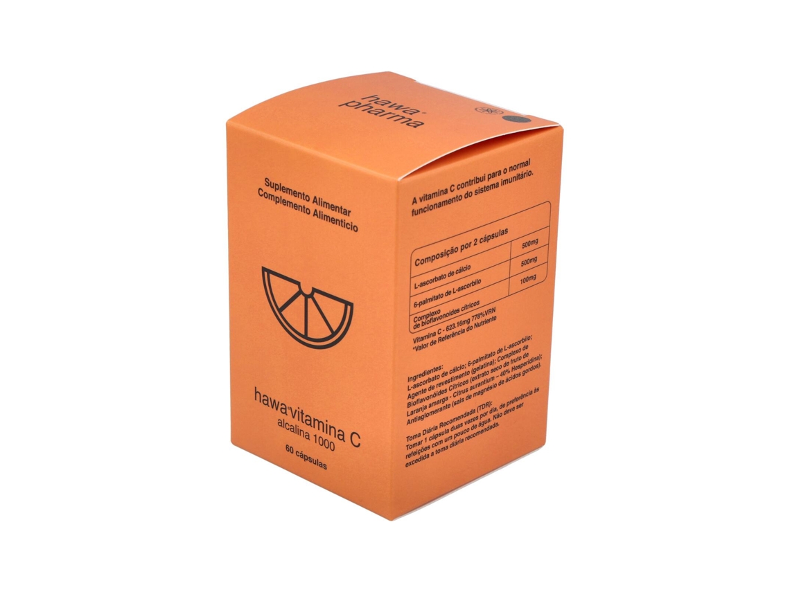 Complemento Alimenticio Hawa Vitamina C Alcalina Hawa Pharma 60