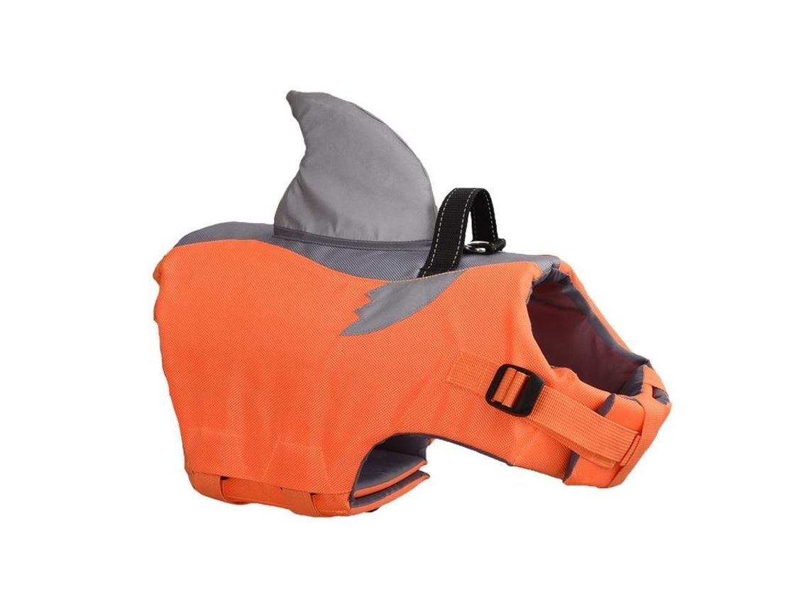 Chaleco Salvavidas Para Perros Verano Con Mango Ajustable Reflectante Para Bulldog Labrador Talla M L S Naranja Vitalidad