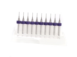 10 Peças Brocas De Carbeto Micro Para Placa De Circuito Impresso (0.5mm)
