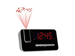 Radio Despertador DENVER CRP-618 (Negro - PLL - FM - Corriente - Alarma Doble - Función Snooze)