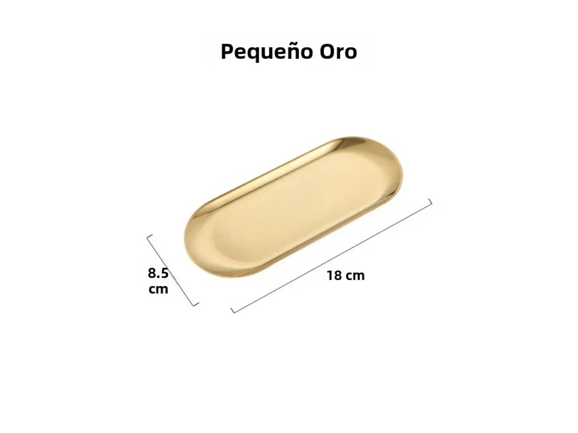 Plato llano de acero inoxidable dorado, plato para pastel de frutas y postre, juego de tenedor y cuchillo de estilo occidental Mdug (dorado S)