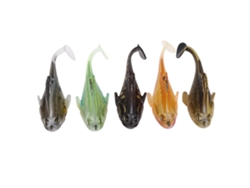 Señuelo Artificial De Pvc Blando Con Forma De Pez Y Anzuelo Para Pesca En Agua Dulce O Salada - Accesorio De Pesca