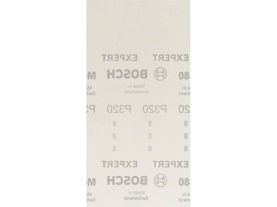 Malla de Lixa BOSCH Expert M480 para Lijadoras Orbitales - 115x230 mm - G 320 - 50 Un