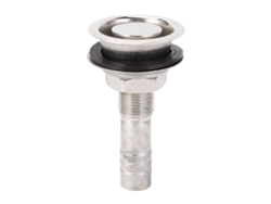Yncm-válvula Hull Recta Acero Inoxidable 16mm Para Barcos