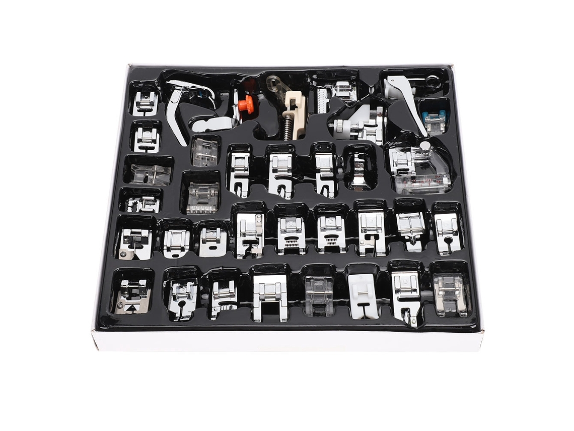 Juego De 35 Prensatelas Metálicos Para Máquina De Coser Doméstica (kit De Accesorios Multifuncionales)