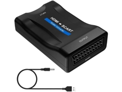 Adaptador/convertidor HDMI a SCART 1080p compatible con HDTV, Blu-ray, Sky, DVD, PS3, Xbox PAL/NTSC, Edid Yizhood