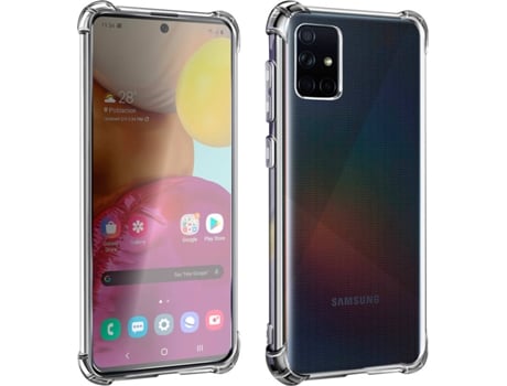 Carcasa y Protector de Cristal Templado Samsung Galaxy A71 AVIZAR PACK-PREMS-A71 Negro