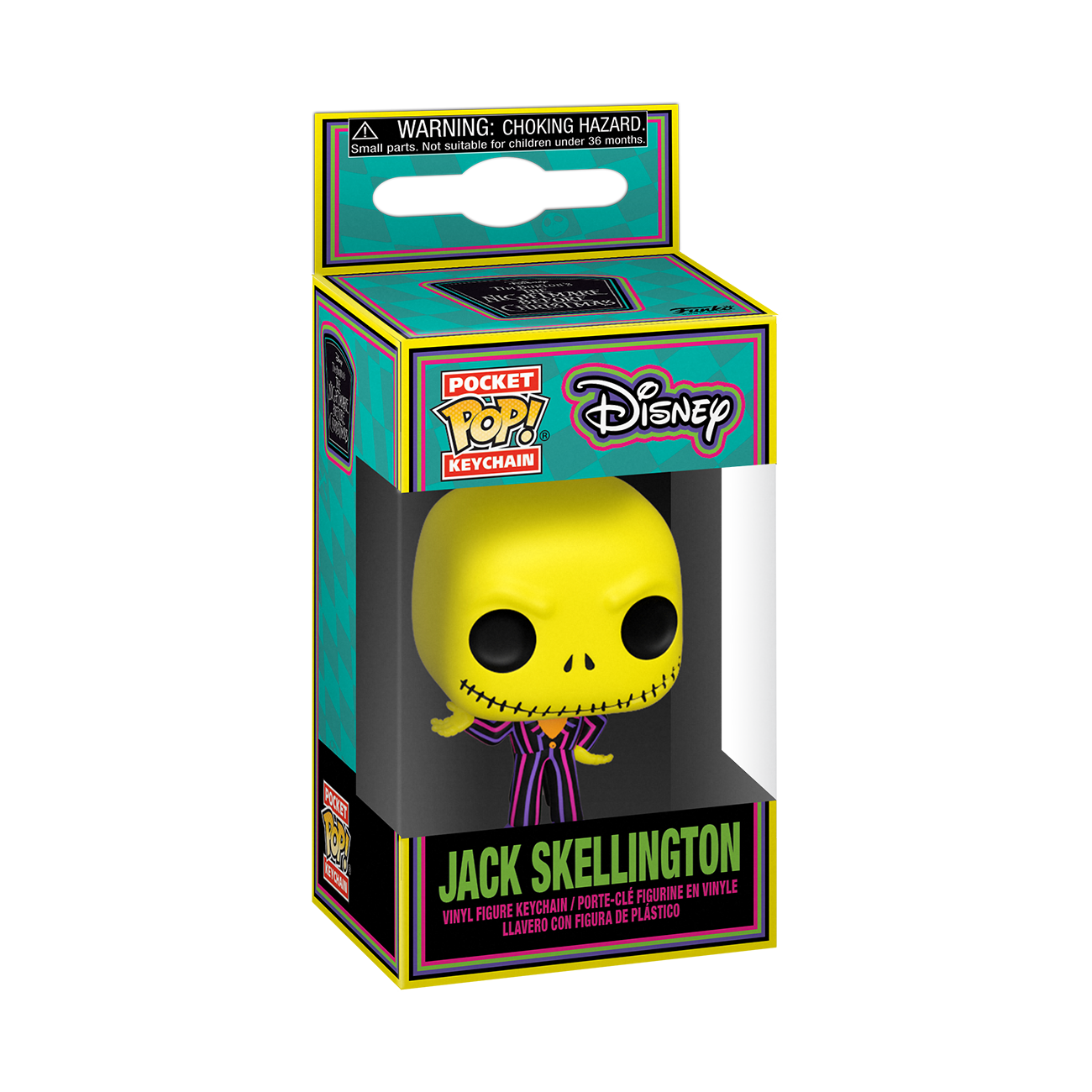 Figura O ESTRANHO MUNDO DE JACK Pocket Pop! Porta-Chaves Tnbc Blklt- Jack