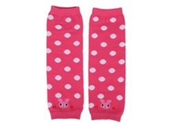Coxões Para Bebê Anti-derrapante Respirável Algodão Leg Warmers Unissex Rosa Ponto