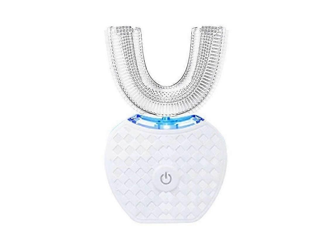 Kit de blanqueamiento dental sónico con cepillo de dientes eléctrico en forma de U y cabezal de repuesto. GOKOCO