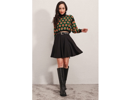 Minifalda de vuelo talla 36 - Negro MT CLOTHES