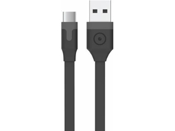 Cable USB-C MUVIT MUUSC0212 Negro — USB - USB-C | 2 m