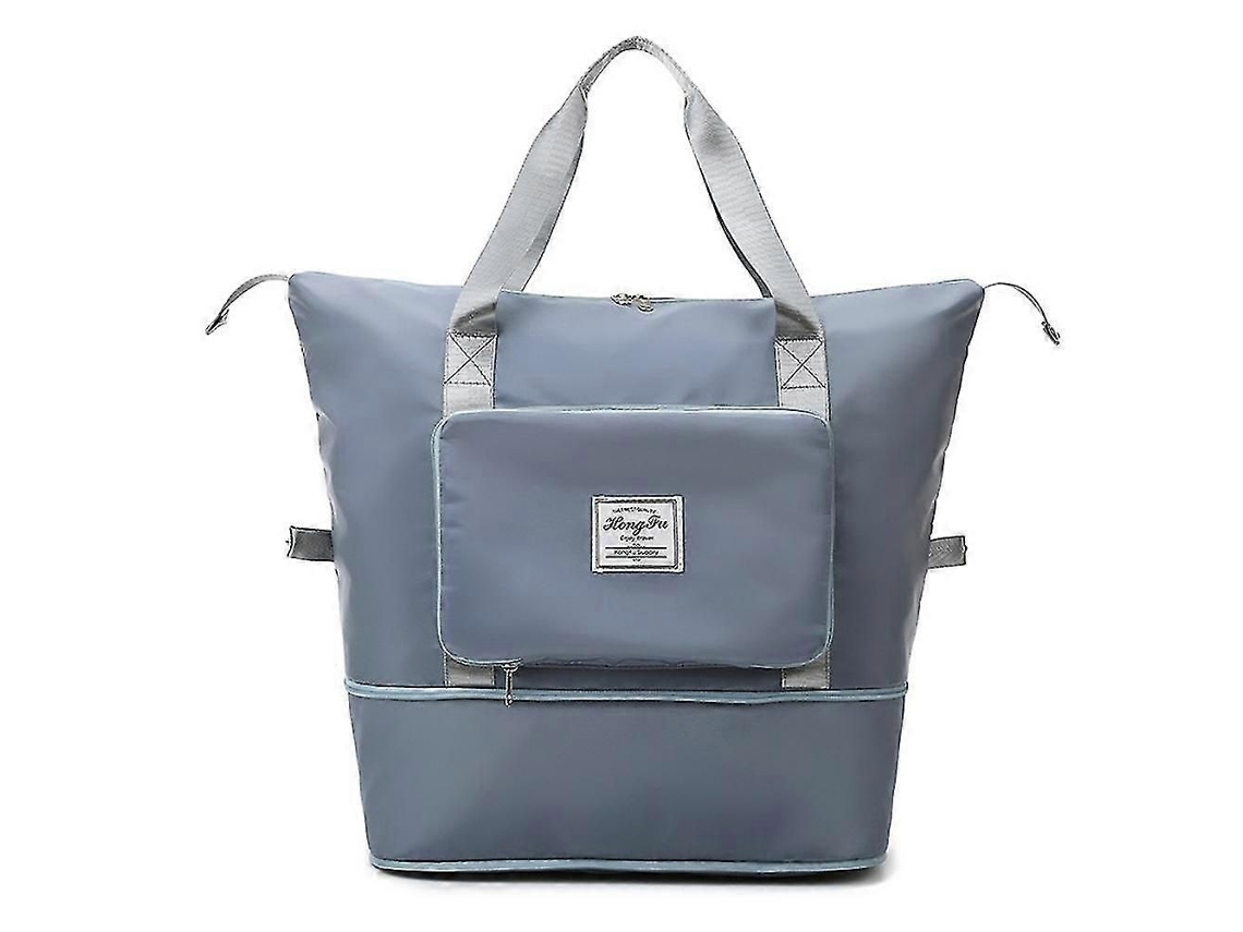 Bolsa de viaje plegable de gran capacidad, expandible e impermeable, ideal para guardar artículos secos y mojados durante viajes y visitas al gimnasio. GOKOCO