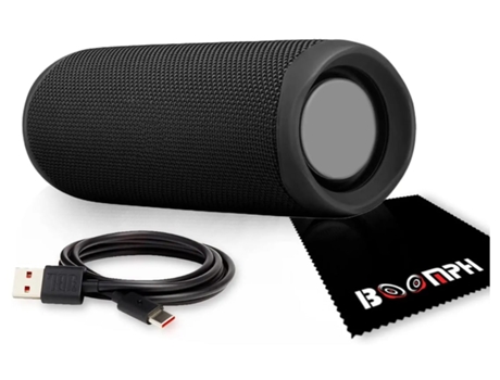 Altavoz Bluetooth ENZONS Ipx7 resistente al agua On the Go USB tipo C cable negro