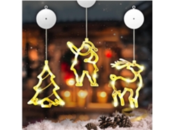 Set De 3 Piezas Con Elementos Navideños
