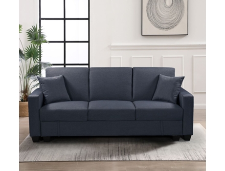 Sofa Cama Keyla 210cm, con Arcon Gris Oscuro SALDOSYSTOCKS