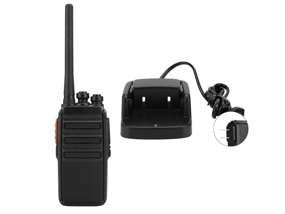 Mini Walkie-talkie Portátil Recargable N.inc Yk-22 Con Batería De 3800 Mah Y Conector Redondo.