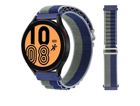 Correa Alpine G-Hook Ajustable Samsung Galaxy Watch Active 2 Verde y Azul