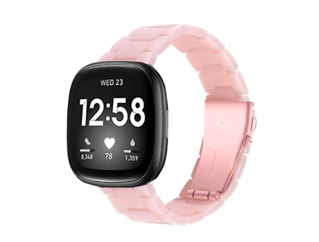 Correa Resina Luxury Rosa Fitbit by Google Versa 2