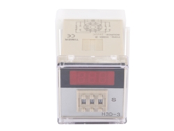 Relé Temporizador Digital Led H3d-3 De 999 Segundos Y 8 Pines Con Control De Tiempo De 24 V Cc.
