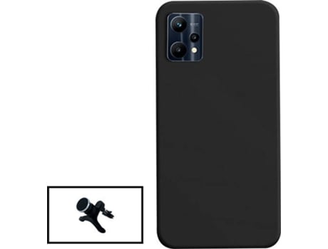 Kit Carcasa + Soporte Realme 9 Pro+ Plus GIFT4ME Negro