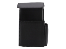 Paquete De Cigarrillos De Pu Con Soporte Para Encendedor, 20 Paquetes, Diseño De Cartera Negra Para Hombre