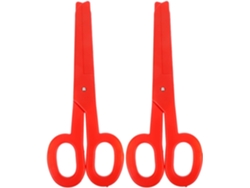 Tijeras Gigantes De Plástico Rojo Para Payaso, Accesorio Portátil Para Disfraz.