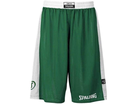 Pantalones para Hombre SPALDING Essential Reversible Verde para Fútbol (XS - S)
