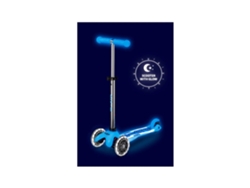 Patinete Mini Micro Deluxe Glow Led Plus Azul Ártico Mi3