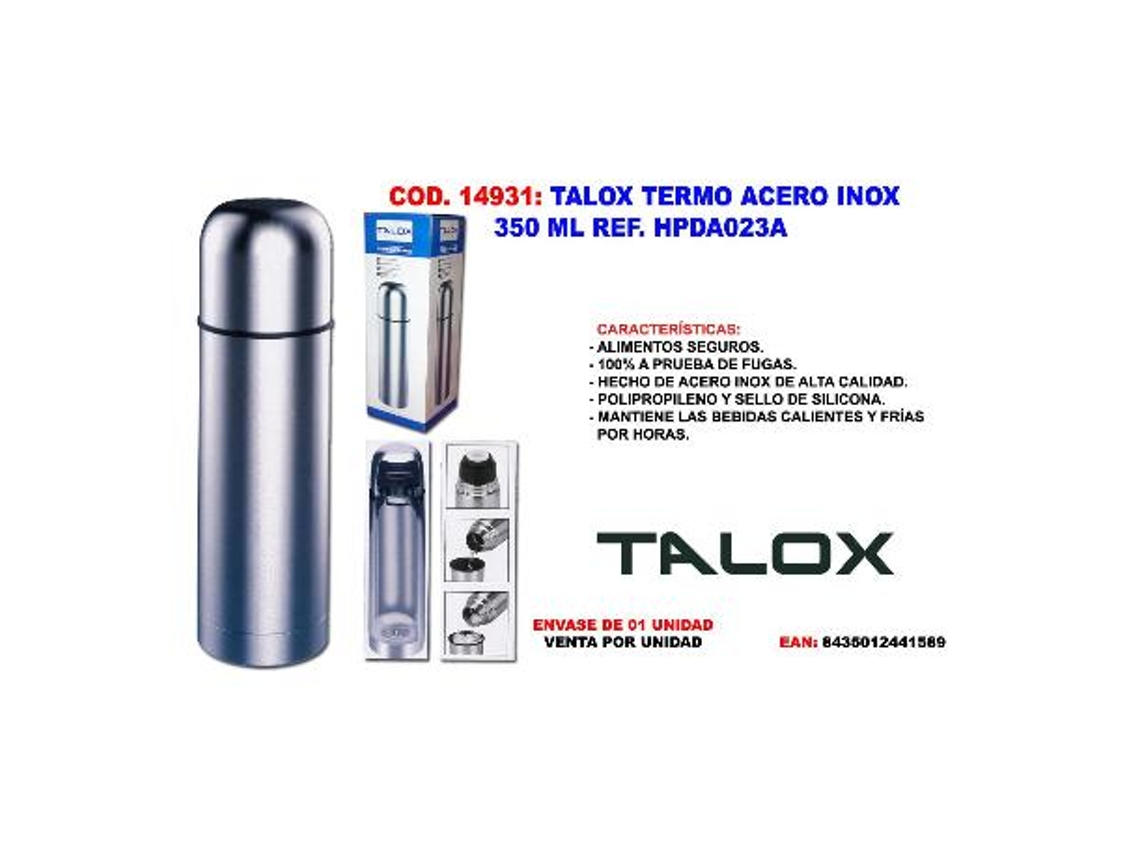 Talox termo acero inox 350 ml hpda023a