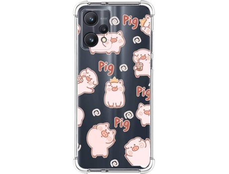 Carcasa Realme 9 Pro 5G TUMUNDOSMARTPHONE Dibujos Antigolpes Cerdos Multicolor