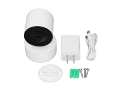 Cámara De Seguridad Wifi Para Interiores De 2,4 Ghz Y 1296p Con Visión Nocturna Infrarroja, Seguimiento De Movimiento E Intercomunicador Bidireccional.